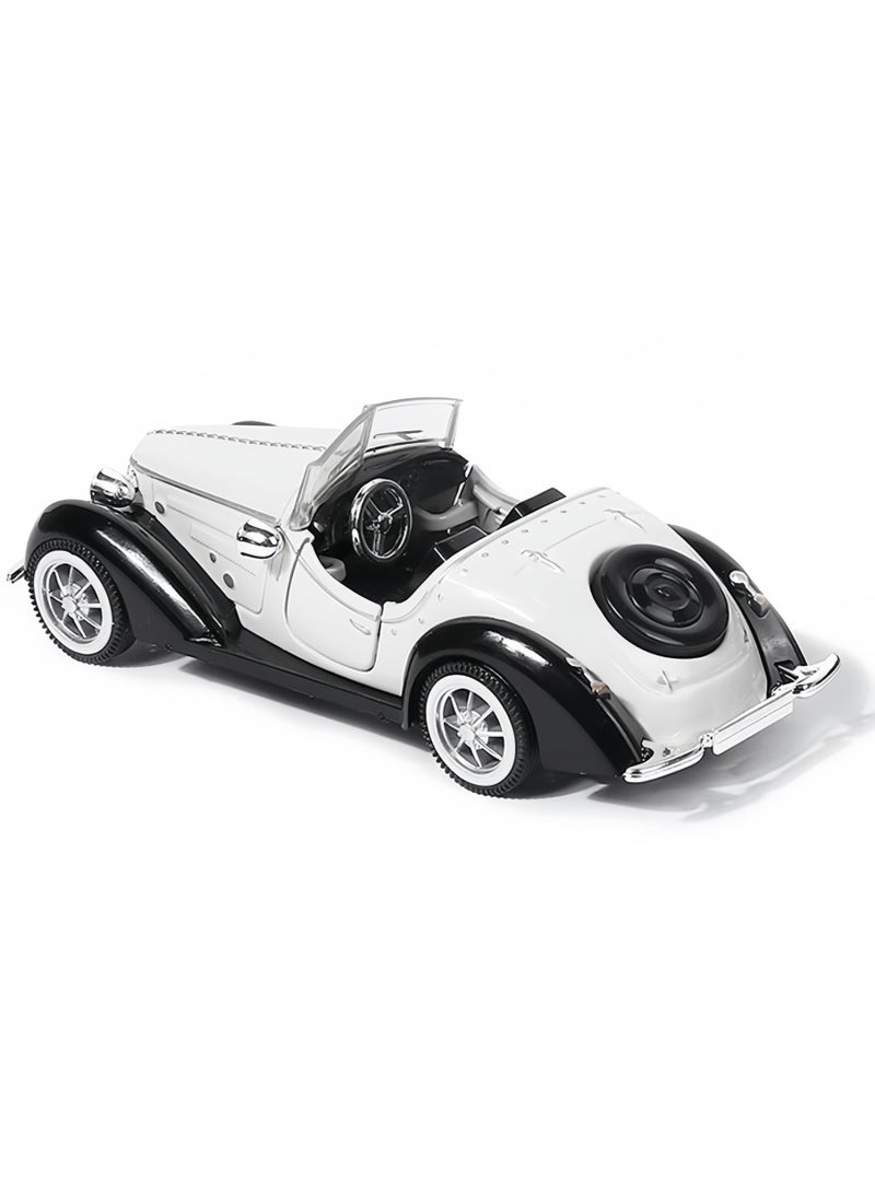 general Classic Diecast Car Model Kits 1:32   Alloy Model Car Decoration Collection Gift Toy Crafts Holiday Expression Of Love White - Image 4