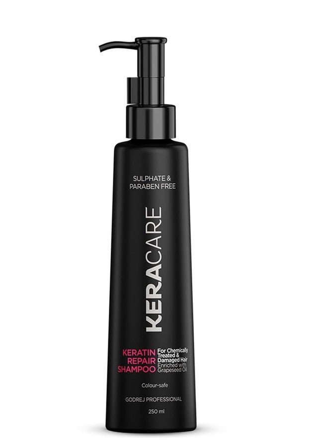 God,rej Professional Keracare Repair Shampoo (250ml) | Sulphate-Free | For Chemically Treated Hair | with Grapeseed Oil