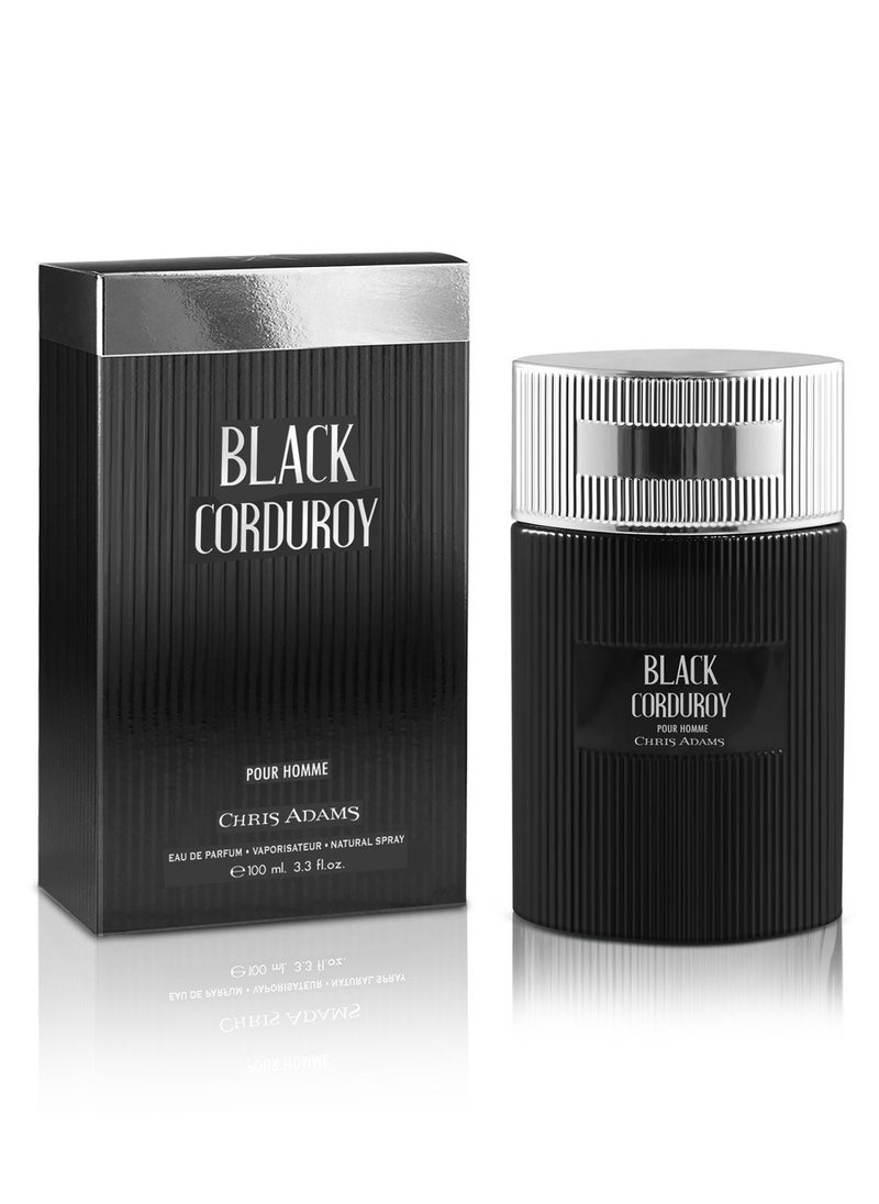 Chris Adams Black Corduroy For Men EDP 100ml  - Image 2