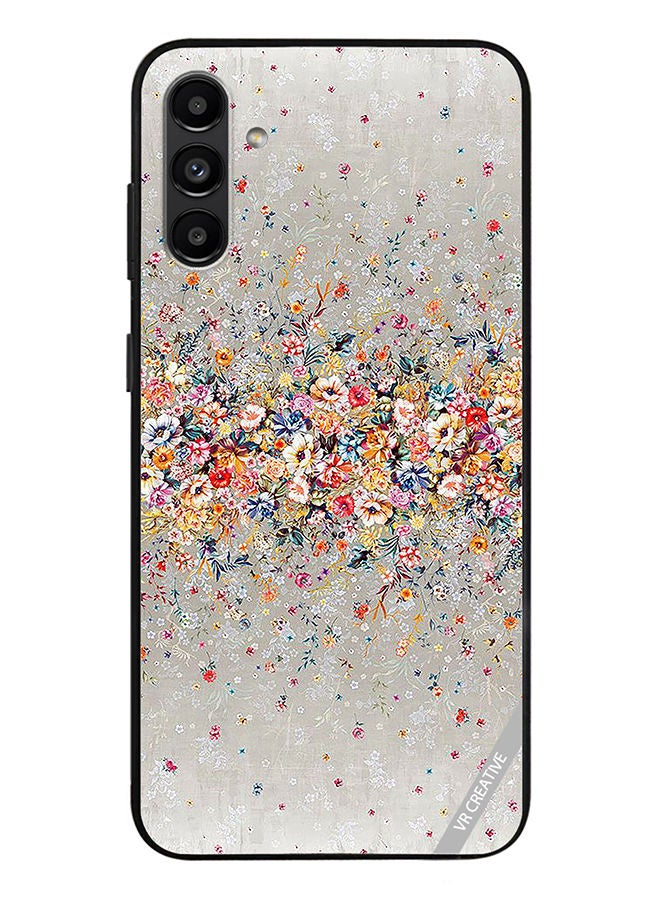 VR CREATIVE Protective Case Cover For Samsung Galaxy A13 5G Digital Floral Garland Design Multicolour - Image 1