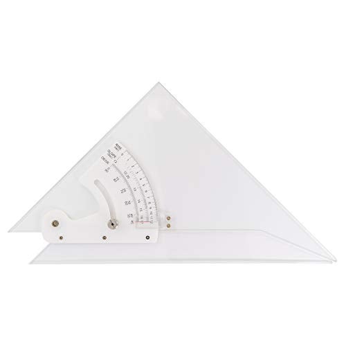 Pacific Arc Professional Adjustable Triangle Clear With Inking Edge 10" - Image 1