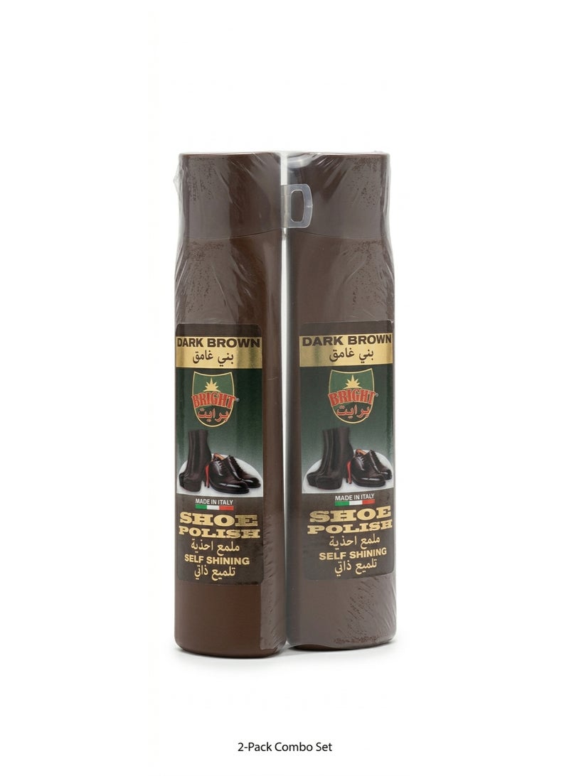 Shoe Polish Dark Brown (Pack of 2)