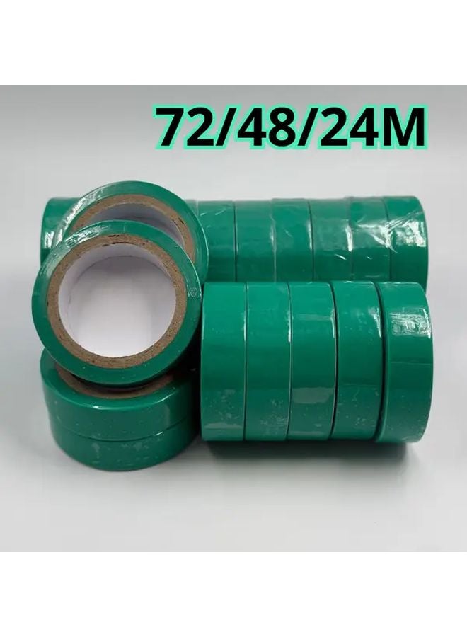 Green Electrical Insulation Tape 3 Rolls 94488inch Heavy Duty Wire Wrap Indoor Use - Image 2