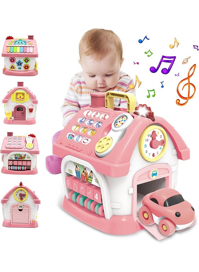 Montessori Toys for 1+ Year Old Girl Boy Gifts, First 1st Birthday Gifts for Girls and Boys, 8-in-1 Musical Learning House Montessori Baby Toys12-18 Months, Educational Toddler for Ages 0-2 - Image 1