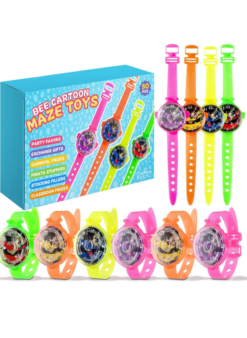 Y&D Maze Bracelets Bulk Toys, Pop Bracelet Pack for Kids 6-8, Party Favors Gifts Kids, Prizes Classroom (4 colors)  - Image 2