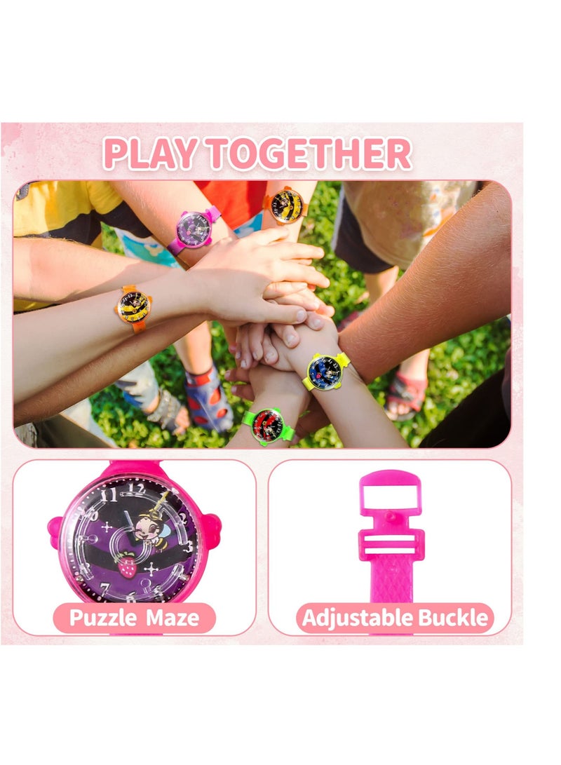 Y&D Maze Bracelets Bulk Toys, Pop Bracelet Pack for Kids 6-8, Party Favors Gifts Kids, Prizes Classroom (4 colors)  - Image 4