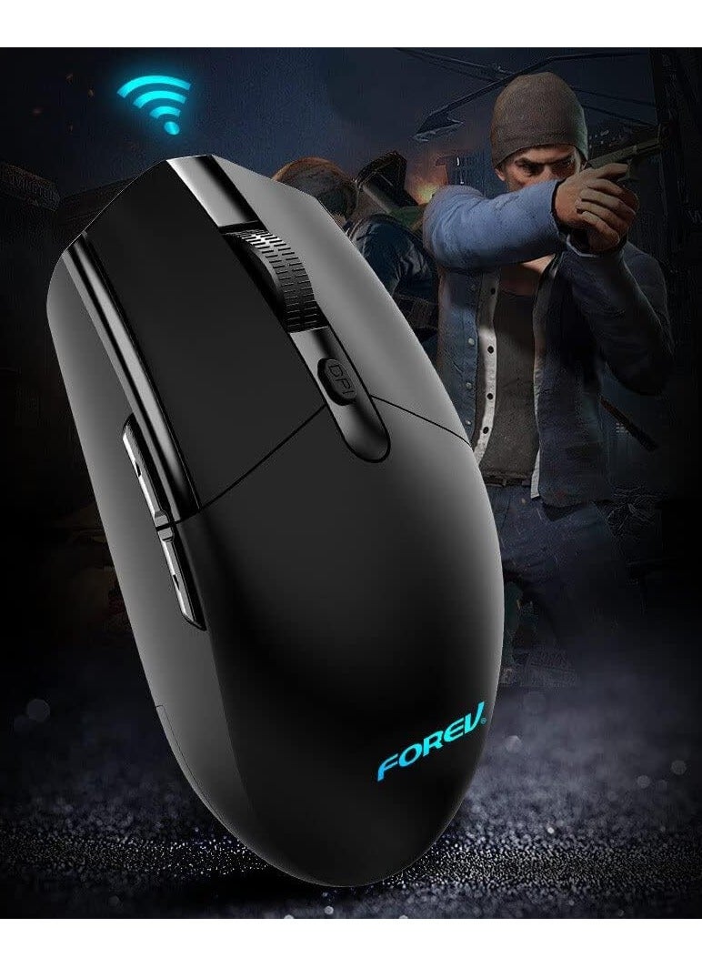 Forev V-G304 Wireless Gaming Mouse For PC | AA Battery | 2.4 GHZ with Nano USB Receiver - Image 5