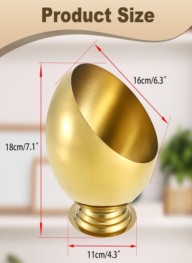 GUSHBIN Golden Key Bowl for Entryway Table Decorative Storage Dish Catch All Bowl for Fruit Coffee Pod Holder Centerpiece for Kitchen Home Decor - Image 3