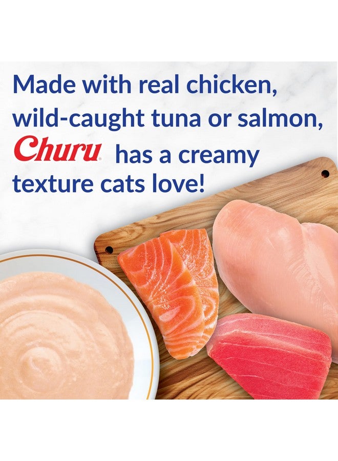 INABA Churu Cat Treats, Lickable, Squeezable Creamy Purée with Vitamin E, 0.5 Ounces per Tube, 100 Tubes Total, Chicken Variety - Image 4