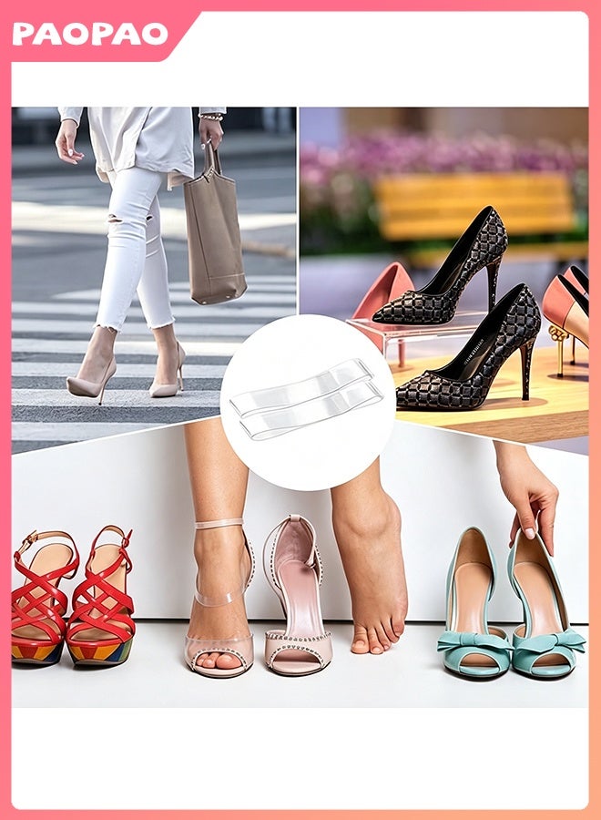 Pao pao Transparent Invisible High Heel Shoe Straps TPU Elastic Anti Loose Shoe Laces Belt Ankle Straps for High Heel - Image 5