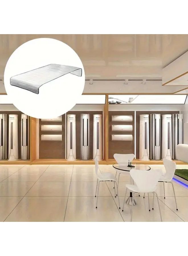 Double Layer PVC Air Conditioner Dust Cover Weather Resistant Sun Rain Protection - Image 4