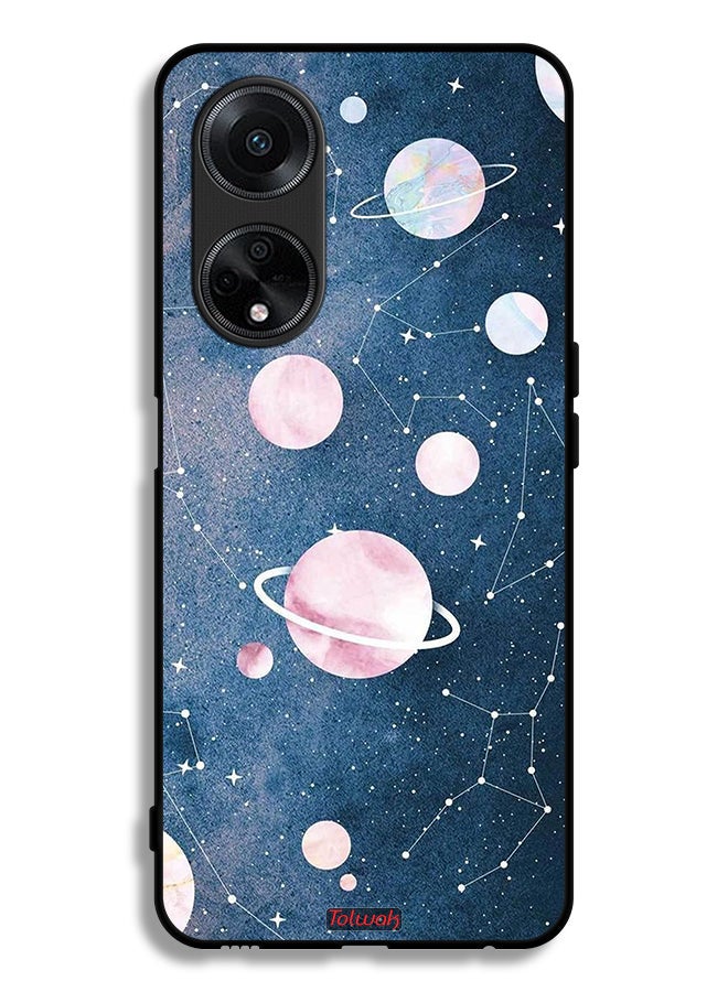 Tolwak غطاء حماية أوبو F23 5G فن الفضاء - Image 1