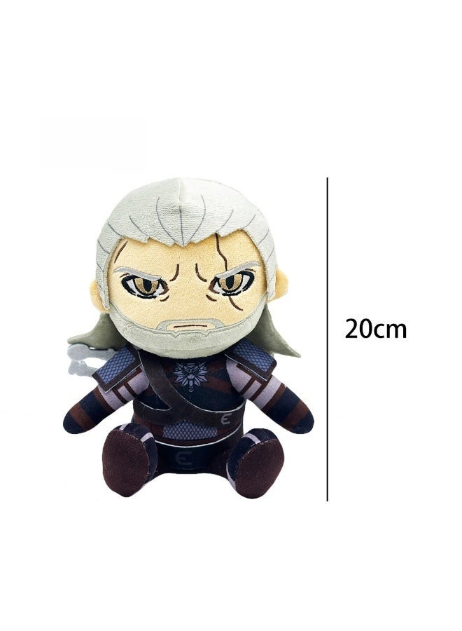 general The Witcher 3: Wild Hunt Character Doll Geralt of Rivia Plush Toy The Best Gift for Family and Friends - Image 4