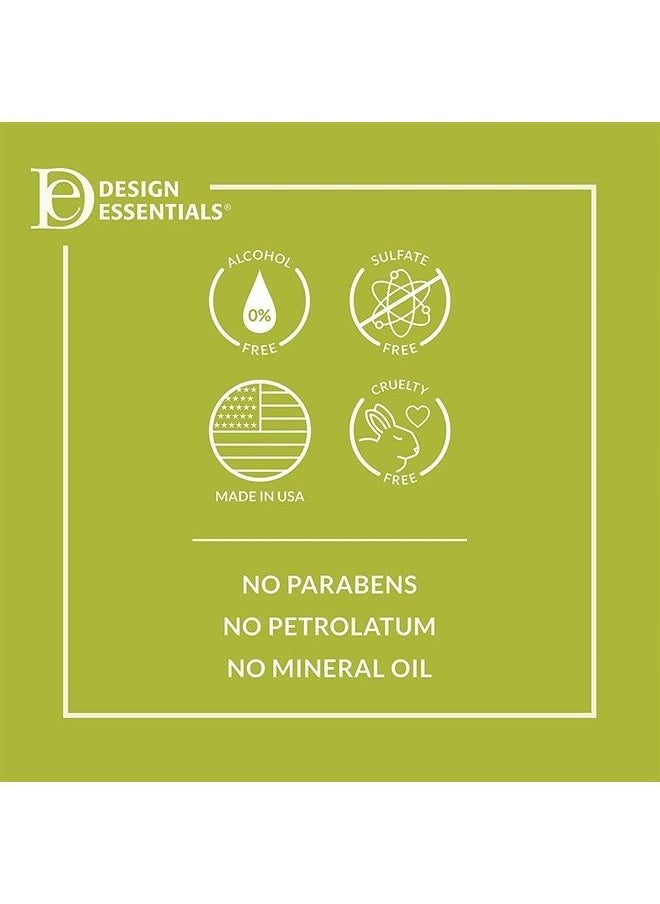 Design Essentials Natural Almond & Avocado Moisturizing & Detangling Sulfate-Free Shampoo, 12 Ounce  - Image 3