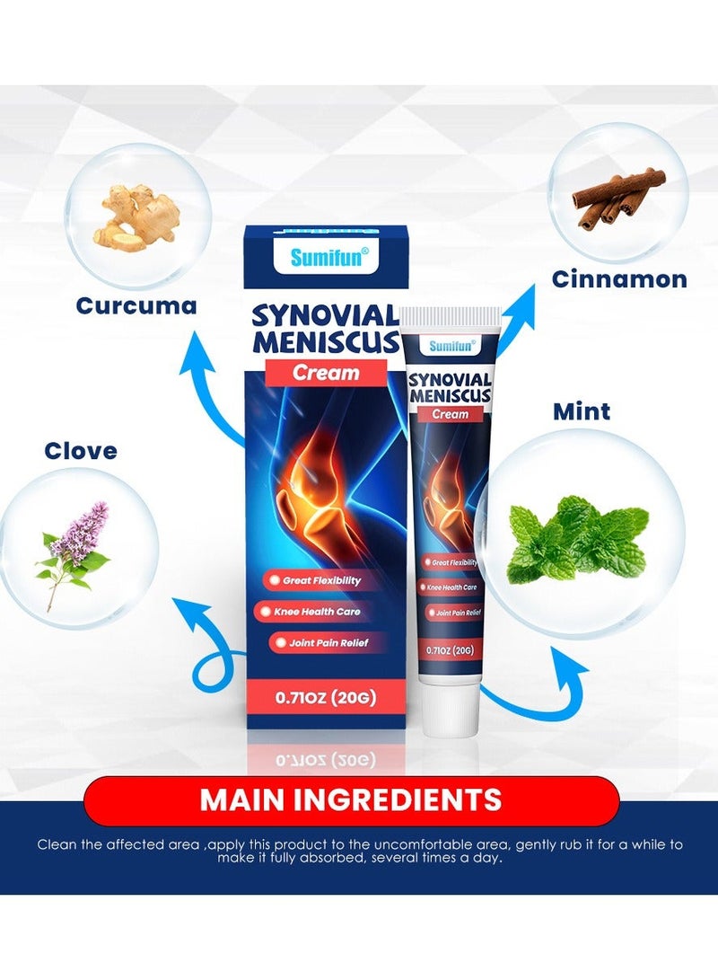 Sumifun Meniscus Repair Cream, Knee Meniscus Care Cream 20g - Image 4