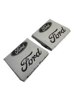 Ford High Quality Universal Car Seat Dust Dirt Protection Cover, Extra Protection For Your Seat 2 Pcs Set, Car Seat Cover, Grey  - Image 2