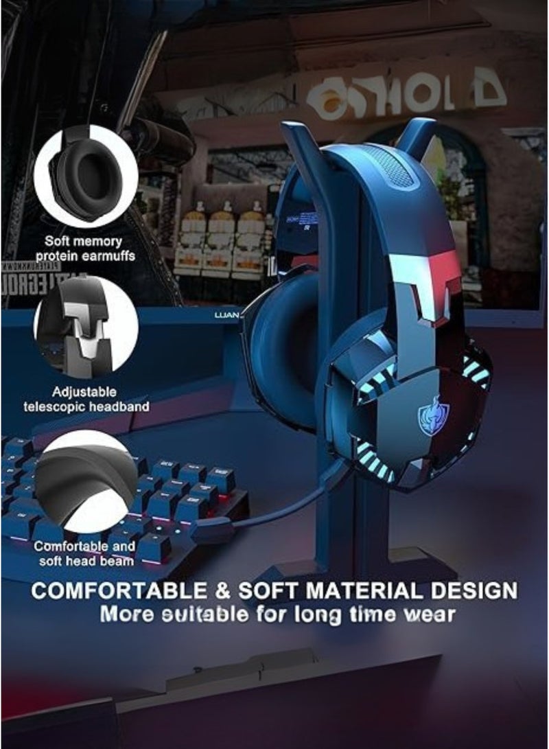 PHOINKAS PHOINIKAS G2000 Max Wireless Gaming Headset – 7.1 Surround Sound, Noise Cancelling Mic, Over-Ear Headphones for PS5, PS4, Xbox One, Switch, PC, Laptop & Tablet - Image 5