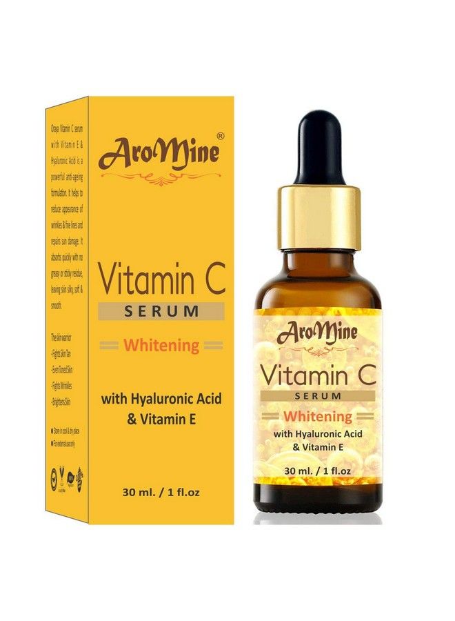 Aromine سيروم فيتامين سي للوجه لتفتيح البشرة ومكافحة الشيخوخة وللبشرة المتألقة 30 مل - Image 2