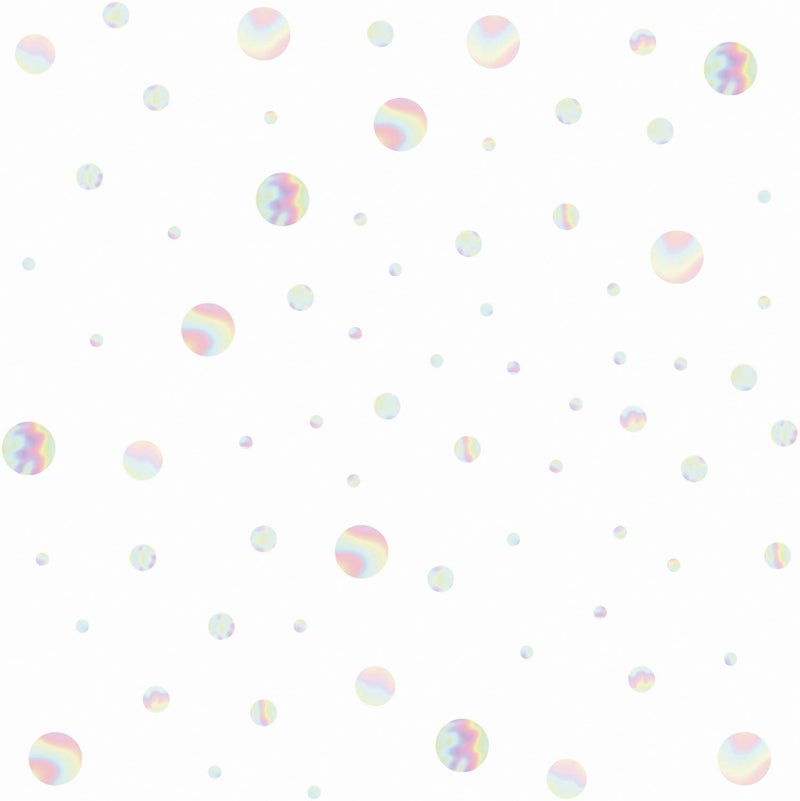 RoomMates RMK4134SCS Holographic Circle Peel and Stick Wall Decals