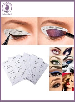 KHAJUL 24-Piece Eyeliner Stencil Stickers, Multifunctional Eye Makeup Stencil for Eyeliner Eye shadow, Makeup Stencil Stickers Suitable for All Eye Shapes  - Image 1