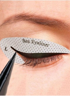 KHAJUL 24-Piece Eyeliner Stencil Stickers, Multifunctional Eye Makeup Stencil for Eyeliner Eye shadow, Makeup Stencil Stickers Suitable for All Eye Shapes  - Image 2