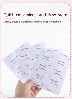 KHAJUL 24-Piece Eyeliner Stencil Stickers, Multifunctional Eye Makeup Stencil for Eyeliner Eye shadow, Makeup Stencil Stickers Suitable for All Eye Shapes  - Image 4