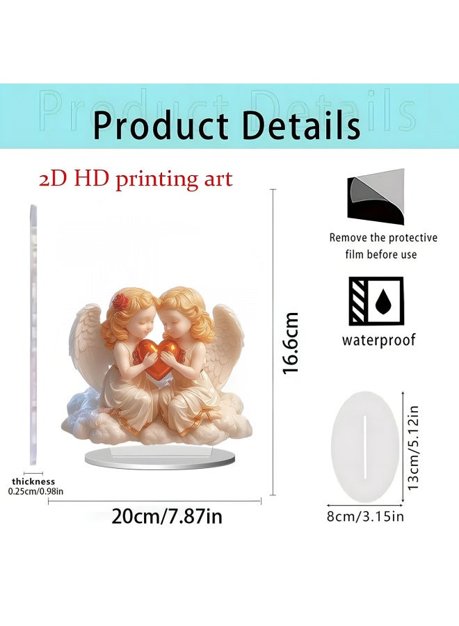 2D flat acrylic desktop decoration, desktop decoration