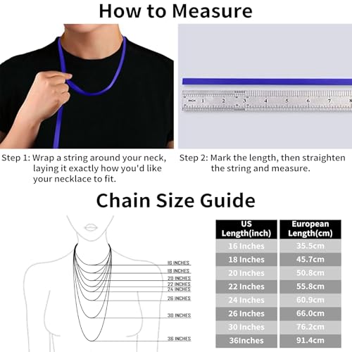 ASHINE Chain Necklace Silver Chain Sterling Silver Chain Chain Necklaces for Women Mens Silver Chain Necklace Extenders for Women Silver Jewelry Mens (1mm Box Chain Spring Ring Clasp 18 Inches) - Image 3