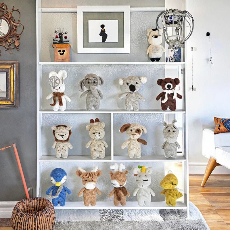 Y&D Hot Sale ized Embroidered Animal Rabbit Baby Rattle Crochet Knit Bunny Teething Sensory Toys Stuffed Plush Toy for Babies - Image 4