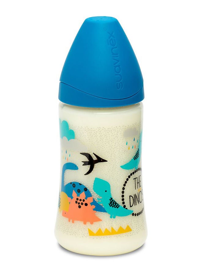 NIBEMINENT Round Basic Feeding Bottle Dino 270ML - Image 1