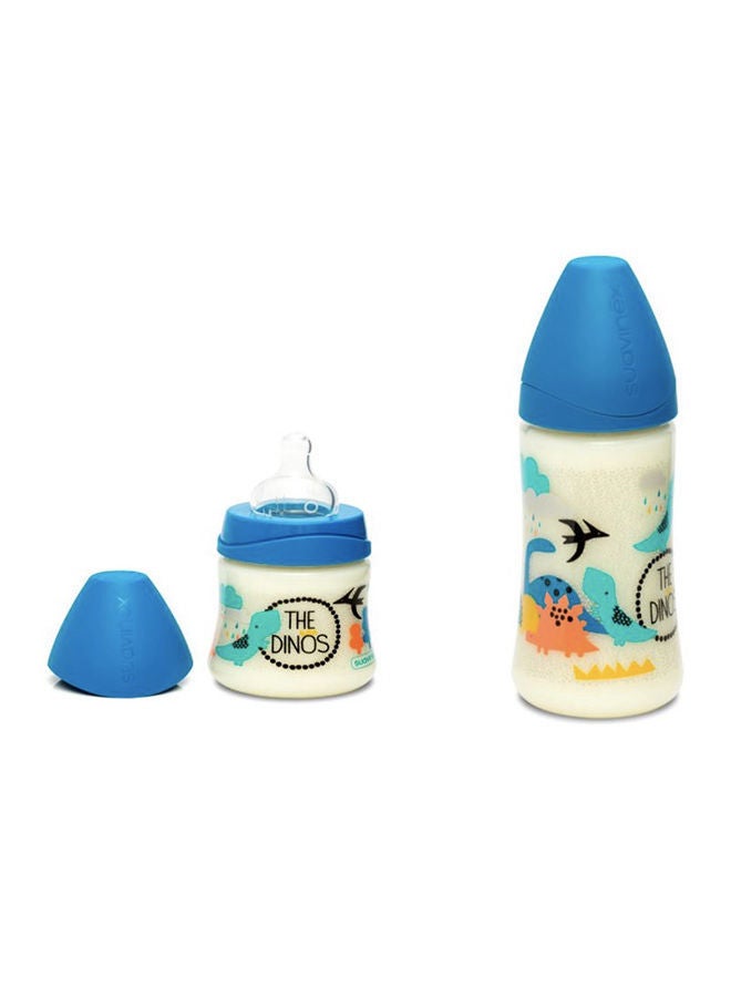 NIBEMINENT Round Basic Feeding Bottle Dino 270ML - Image 2