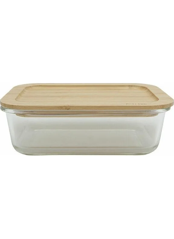 Porland Bamboo Rectangular Storage Container 1500 cc