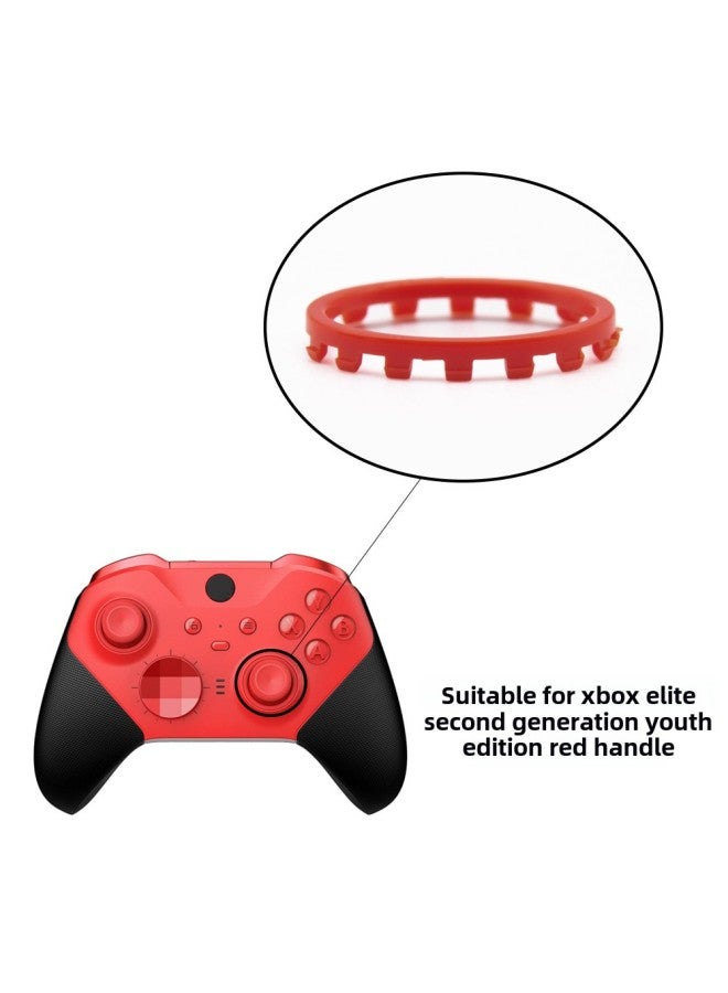 Xbox Elite Handle Rocker Ring Elite2 Face Shell Decorative Ring Elite Handle Face Shell Decorative Ring Repair Accessories-Product Color:Elite Handle Decorative Ring Red  - Image 1