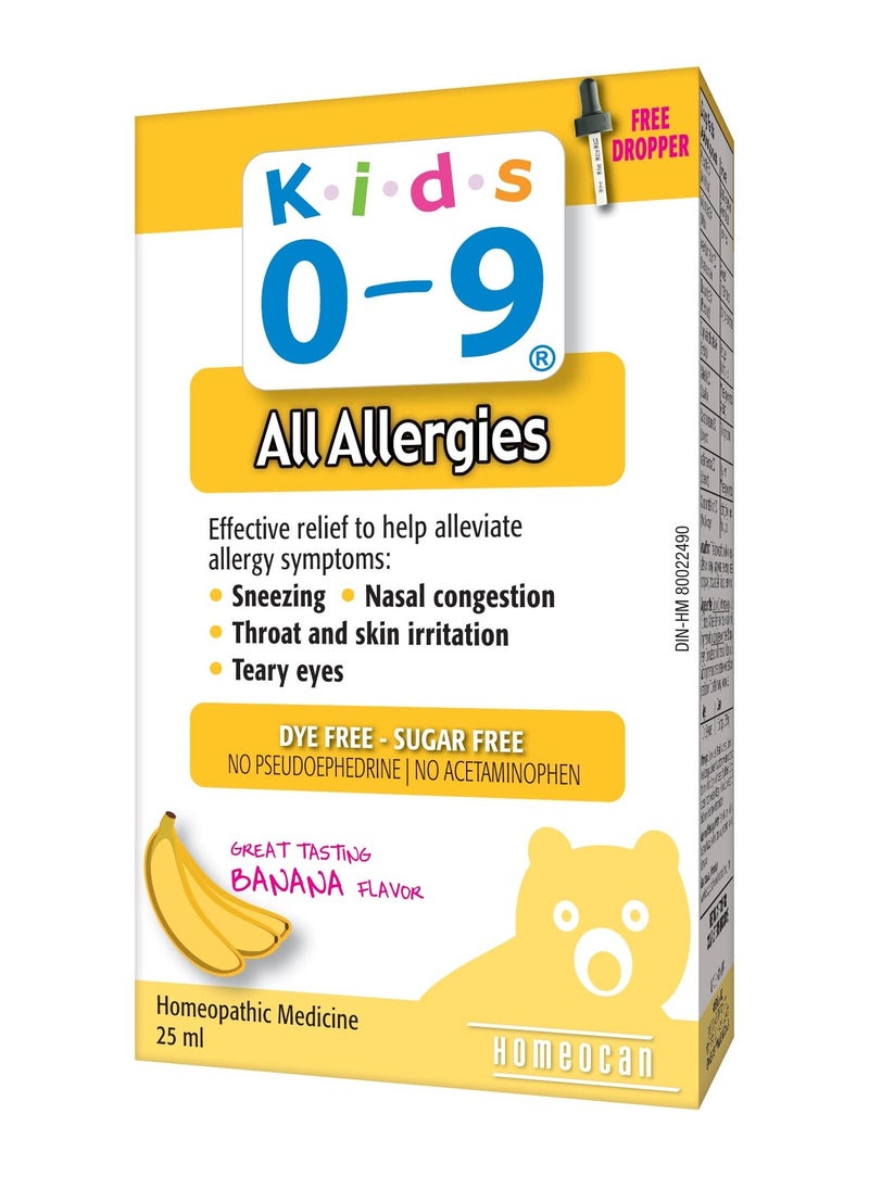 Homeocan Kids Allergy Syrup 25 ml 