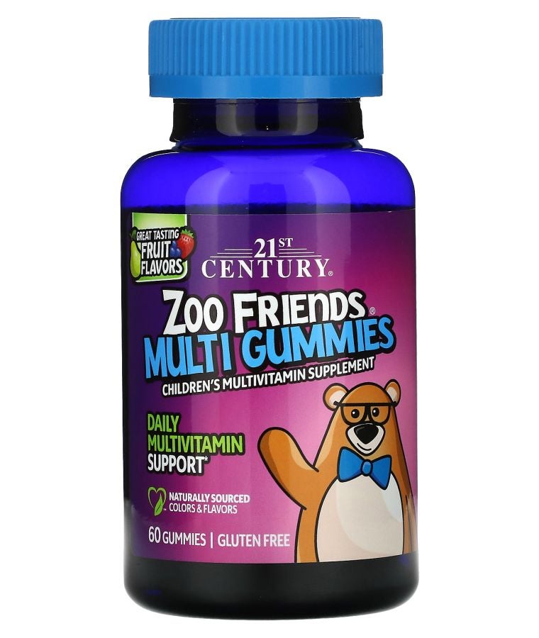 Zoo Friends Multi Gummies Fruit 60 Gummies