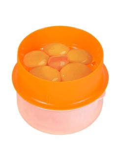 SYOSI Egg White Separator Eggs Yolk Separators Multi-Eggs White Yolk Filter 5-6 Eggs Divider,Saves Time Chicken Baking Tools,Orange  - Image 2