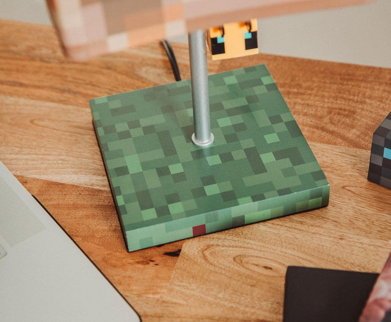 Minecraft Yellow Bee Nest Block Desk Lamp with 3D Bee Puller | Nightstand Table Lamp with LED Mood Light for Bedroom, Desk, Living Room, Playroom | Home Decor Kids Room Essentials | Video Game Gifts - Image 4