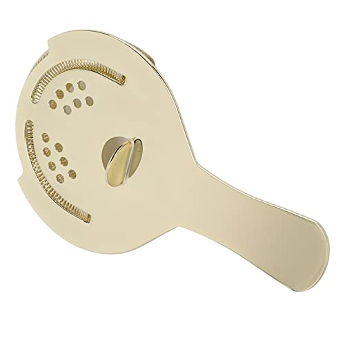 JAWL Bar Strainer, Multifunctional Stainless Steel Rust Proof Cocktail Strainer Small Portable for Home (Gold) - Image 5