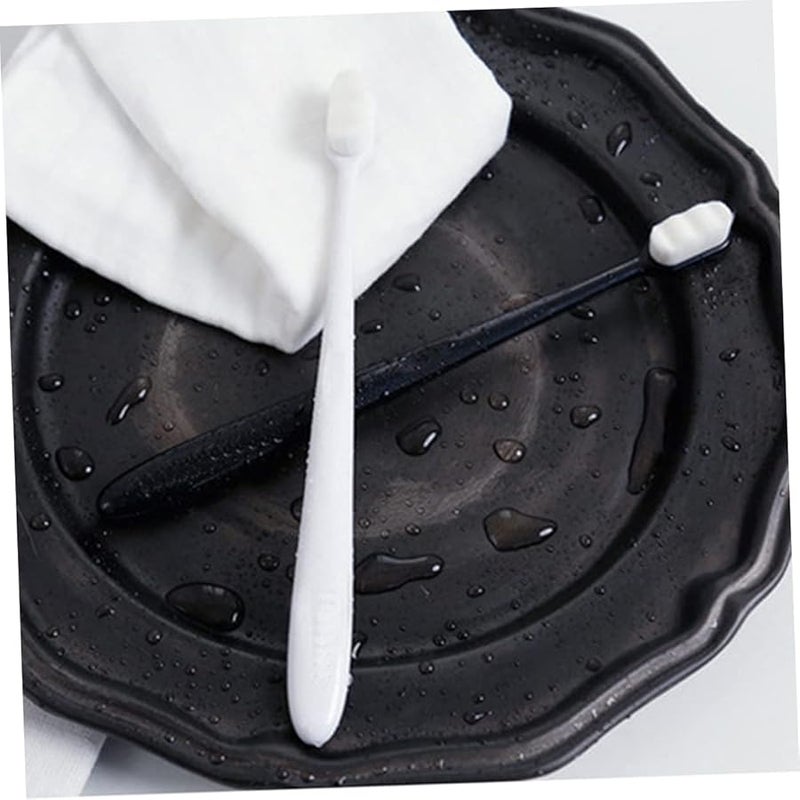 SAFIGLE 6 Pack Ultra Fine Soft Bristle Manual Toothbrush for Adults Seniors Sensitive Teeth - Image 3