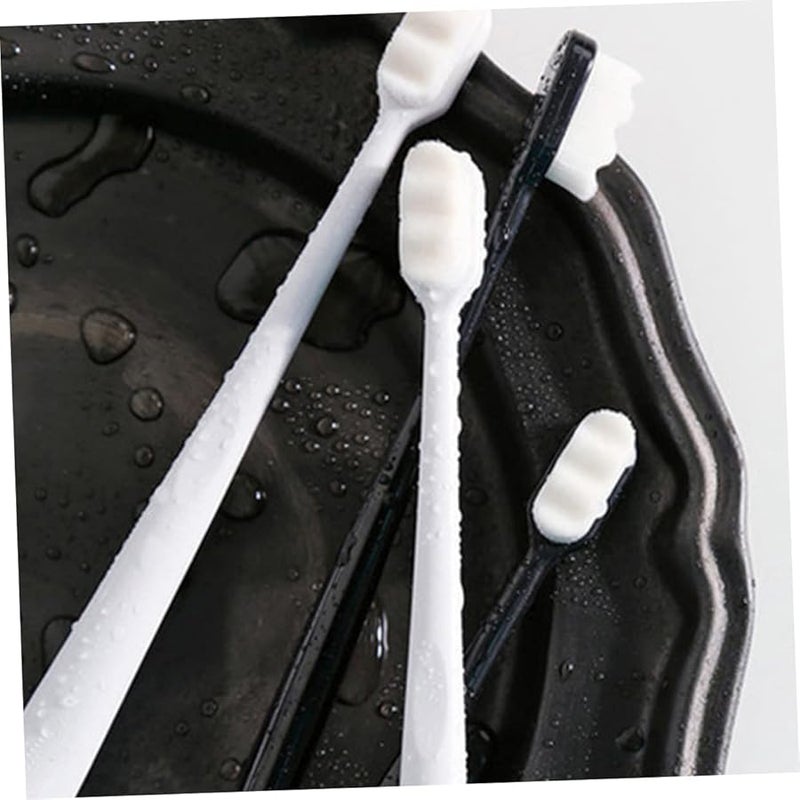 SAFIGLE 6 Pack Ultra Fine Soft Bristle Manual Toothbrush for Adults Seniors Sensitive Teeth - Image 4