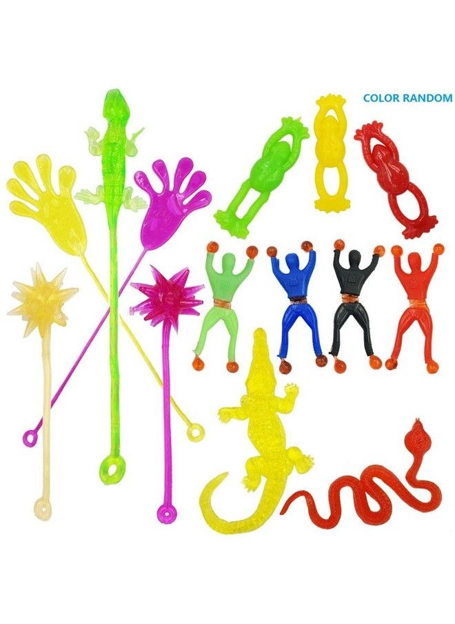 DODOMAGXANADU 14 Pack Vinyl Assorted Stretchy Sticky Toy Kids’ Multiitem Party Favor Packs Novelty Fidget Toybirthday Gift Toys Stocking Stuffers Goodie Bags Filler For Boys And Girls  - Image 3