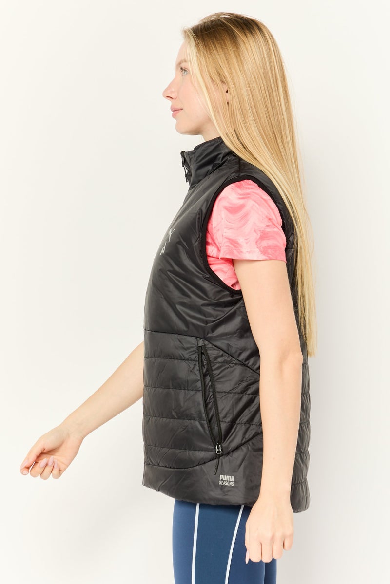 PUMA سترات رياضية نسائية بلا أكمام، خارجية، سوداء - Image 3