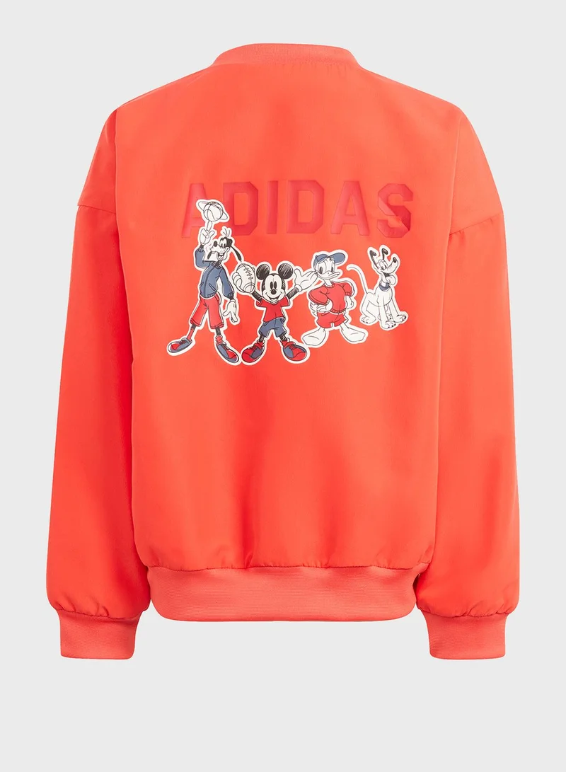 Adidas Little Kids Disney Mickey Mouse Windbreaker Jacket