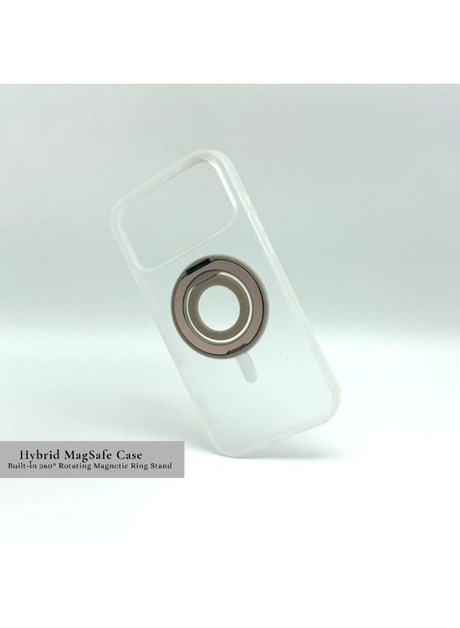 general Hybrid MagSafe Case for iPhone 17 Pro– Military-Grade Drop Protection with 360° Rotating Ring Stand & Integrated Metal Camera Lens Protector - Image 1