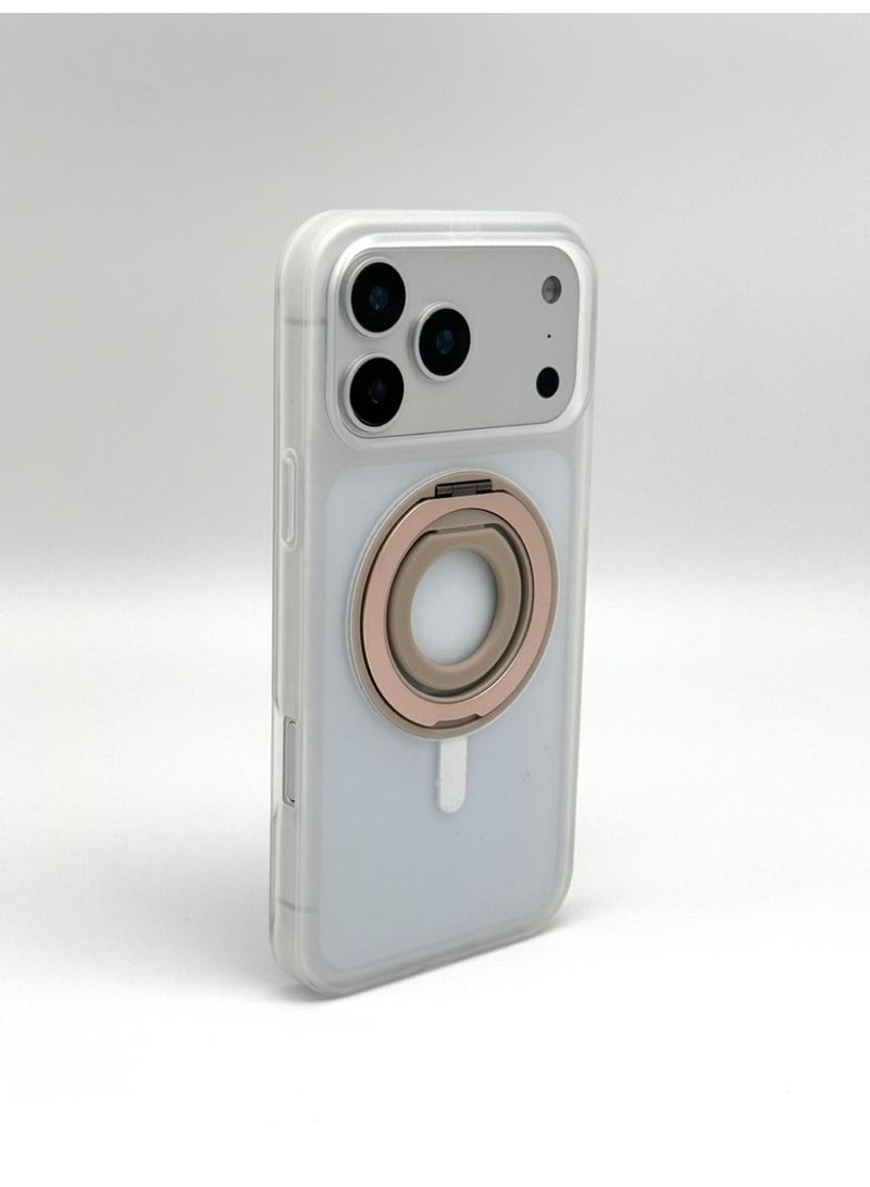 general Hybrid MagSafe Case for iPhone 17 Pro– Military-Grade Drop Protection with 360° Rotating Ring Stand & Integrated Metal Camera Lens Protector - Image 3