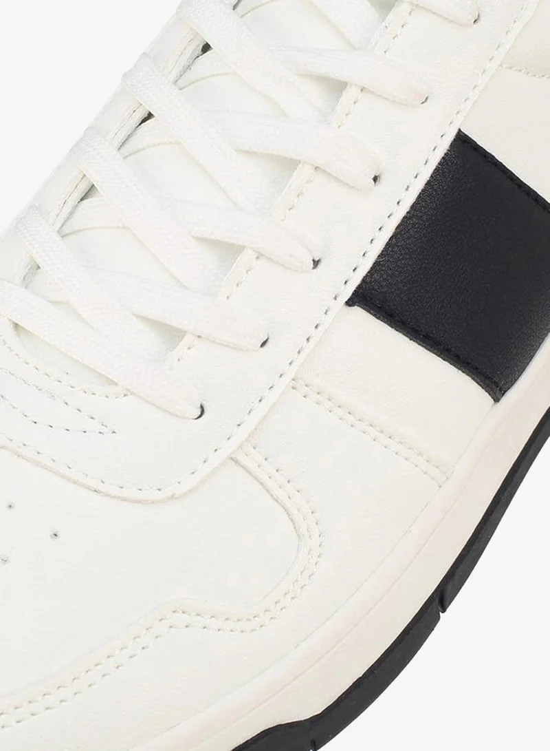 LBL by Shoexpress WHITE Men Lace-Up Ankle Sneakers for Men | Best Price UAE