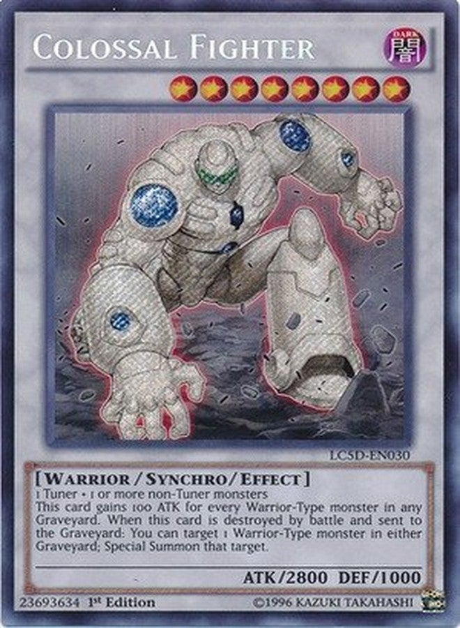 YU-GI-OH! - Colossal Fighter (LC5D-EN030) - Legendary Collection 5D's Mega Pack - 1st Edition - Secret Rare - Image 2