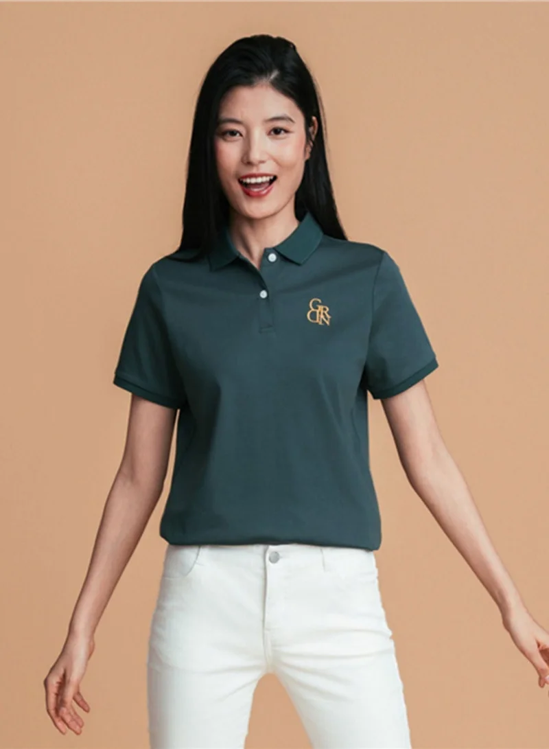 Women’s Embroidered Cotton Liquid Touch Polo
