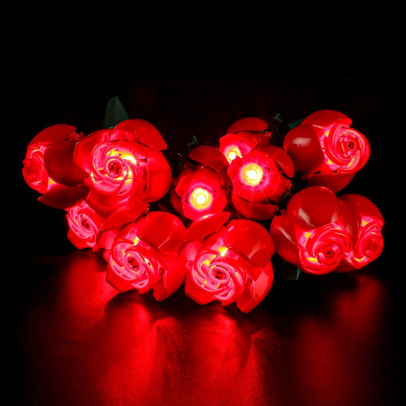 BRIKSMAX Led Lighting Kit for Lego10328 Bouquet of Roses  Compatible with Lego Icons Building Set Not Include Lego Set - Image 3