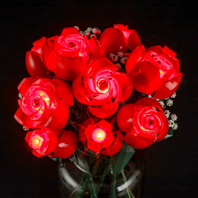 BRIKSMAX Led Lighting Kit for Lego10328 Bouquet of Roses  Compatible with Lego Icons Building Set Not Include Lego Set - Image 2